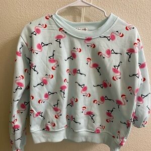 Better Together Flamingo‎ Sweatshirt and Short Set Small